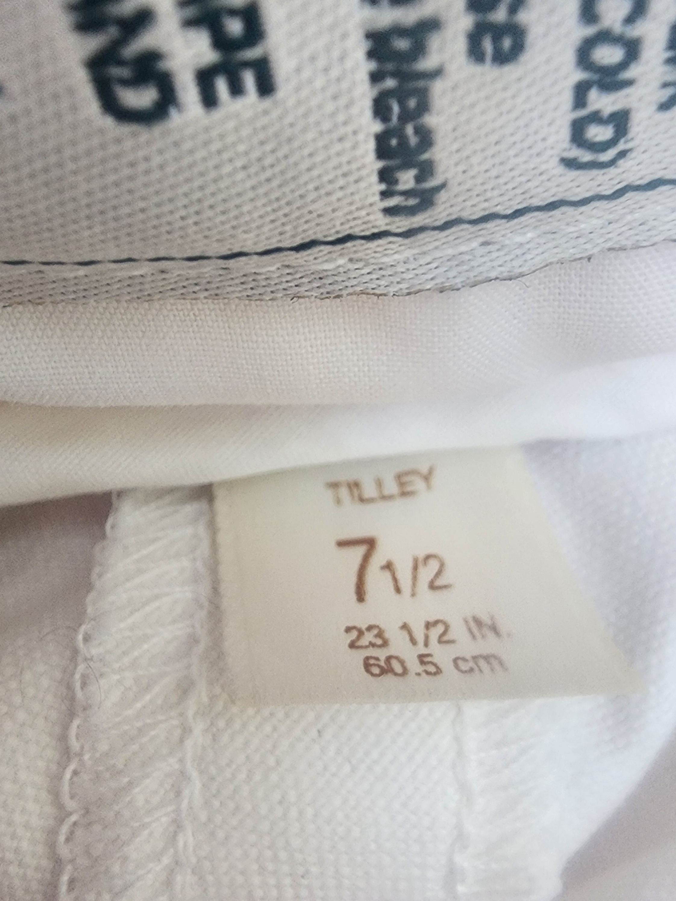Vintage Tilley Hat Classic Cotton Duck Outdoor Sun Bucket Hat Off White 7.5 — image 8 of 8